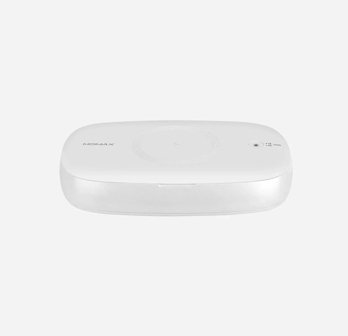 صندوق التعقيم بالأشعة فوق البنفسجية Momax Q.Power UV-Box مع شحن لاسلكي